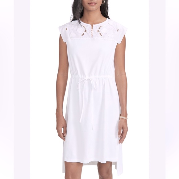 See By Chloe White Lace-Embellished dress size medium - Picture 1 of 7